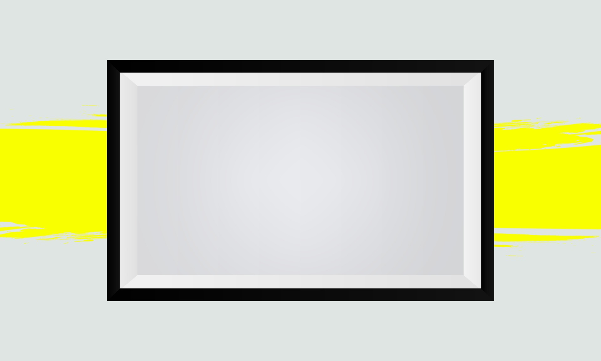 Download Realistic Horizontal Black Frame Mockup 2092094 Vector Art At Vecteezy