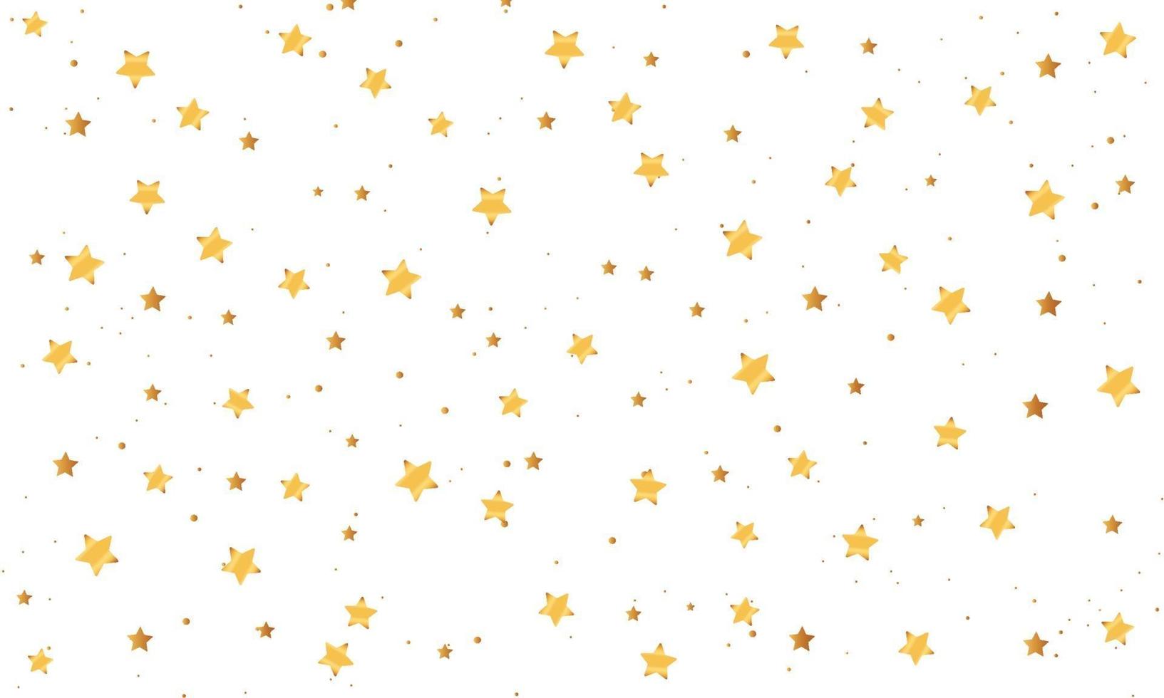 Elegant Gold Stars Background vector