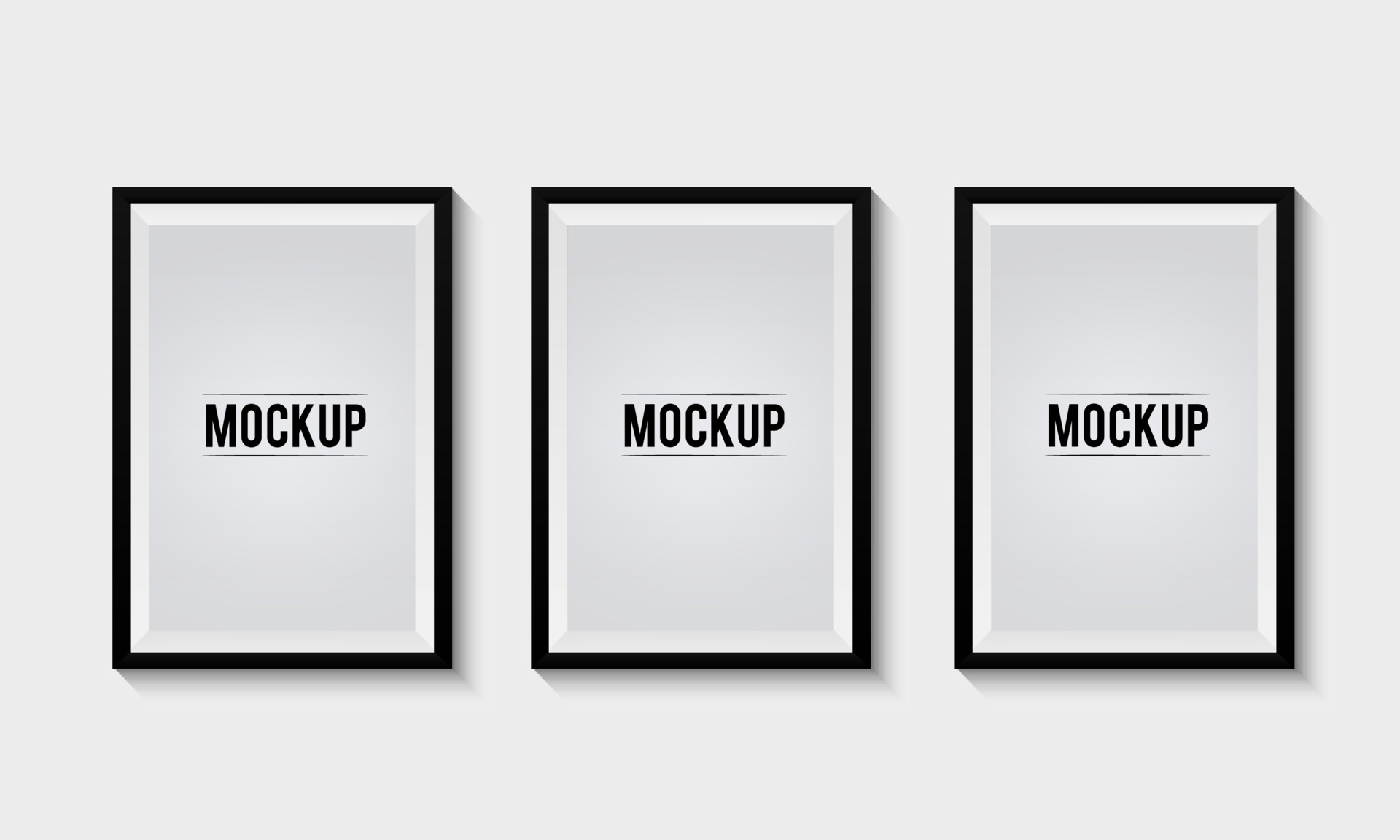 Set of Photo Frame Mockup 2092164 Vector Art at Vecteezy