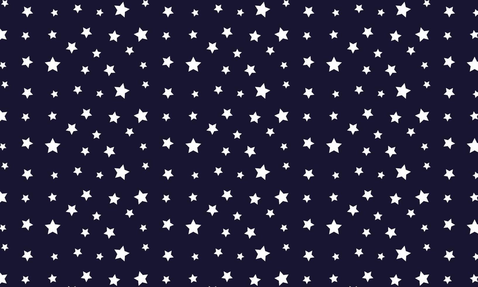 fondo de patrón de estrellas blancas vector