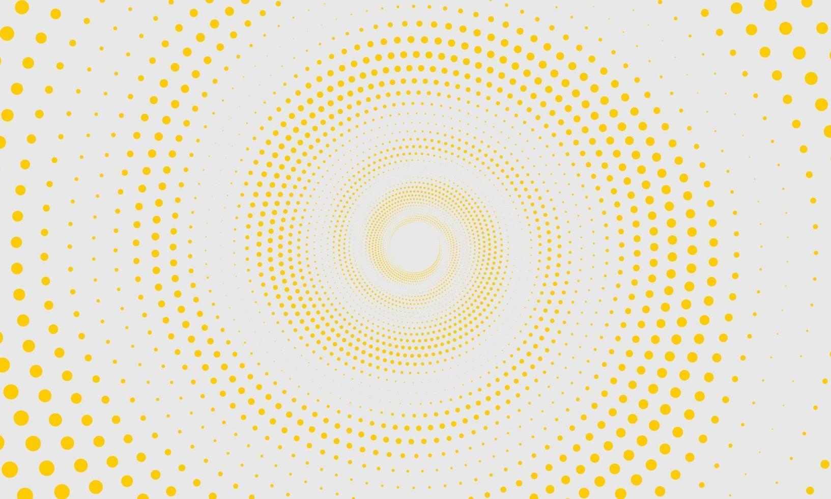 Fondo de patrón de semitono amarillo abstracto vector