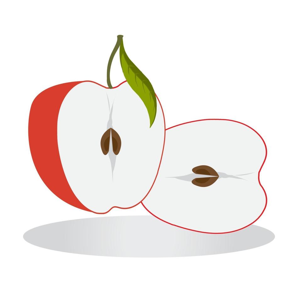 icono de manzana para proyectos de diseño gráfico vector