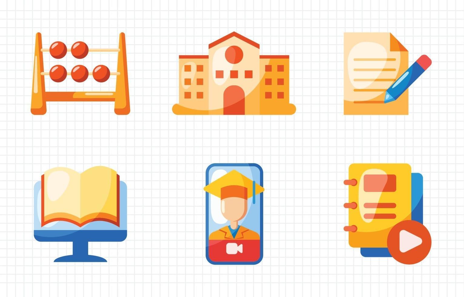 Education Icon Collection vector