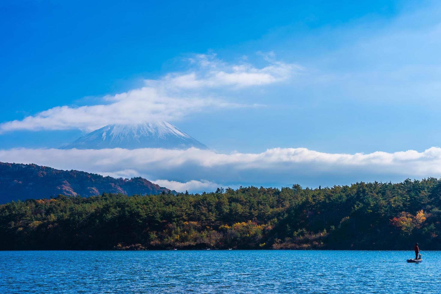 monte. fuji en yamanashi, japón foto