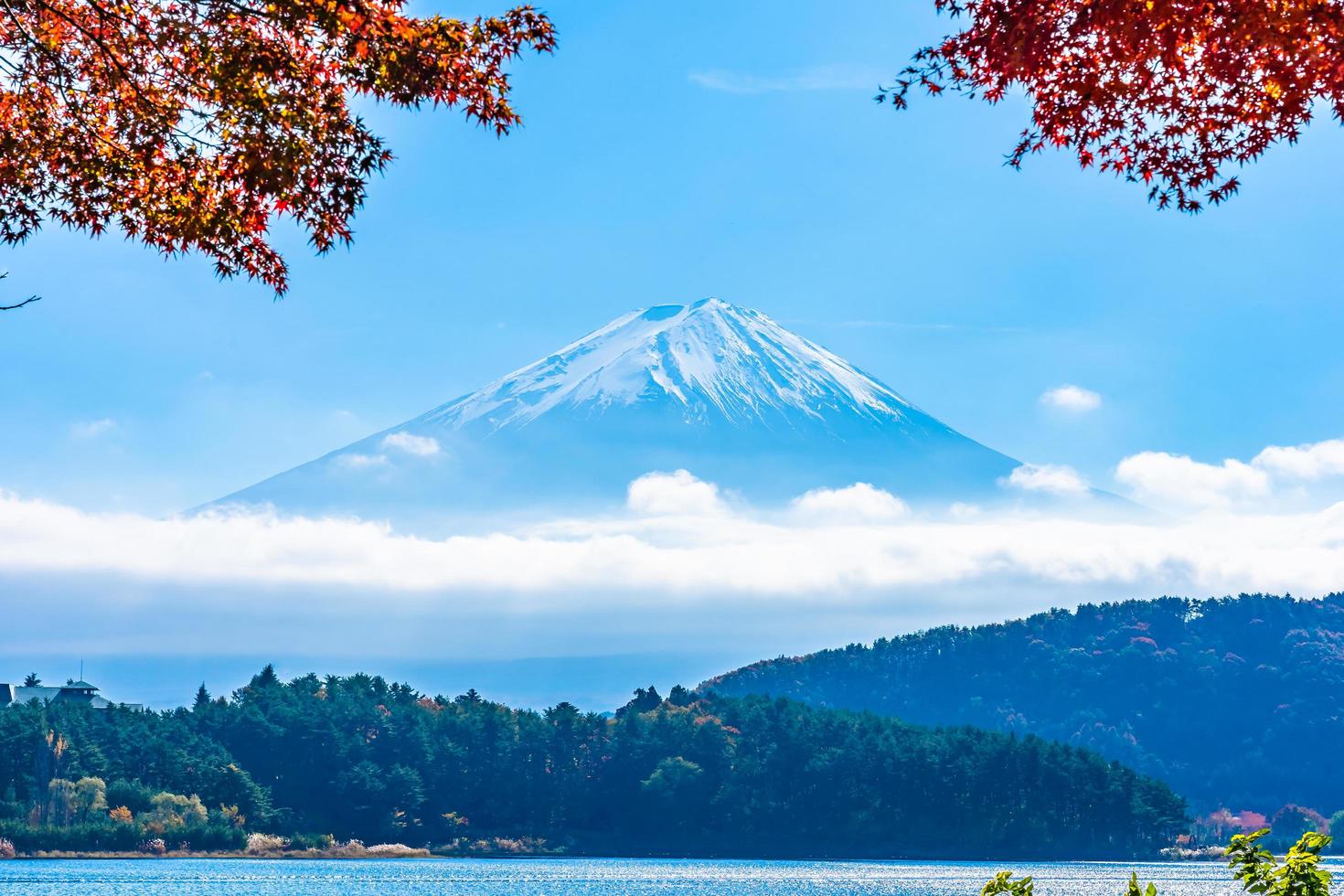 monte. fuji en yamanashi, japón foto