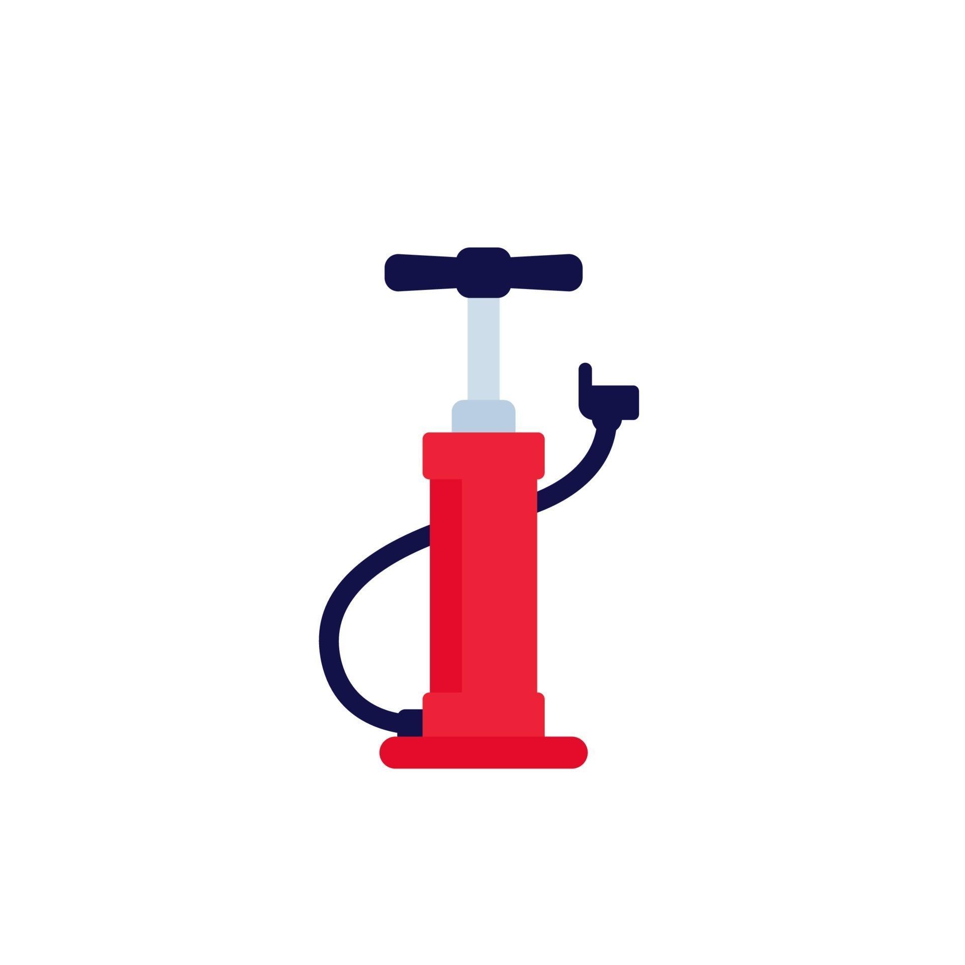 Bicycle pump icon, flat vector.eps 2096404 Vector Art at Vecteezy