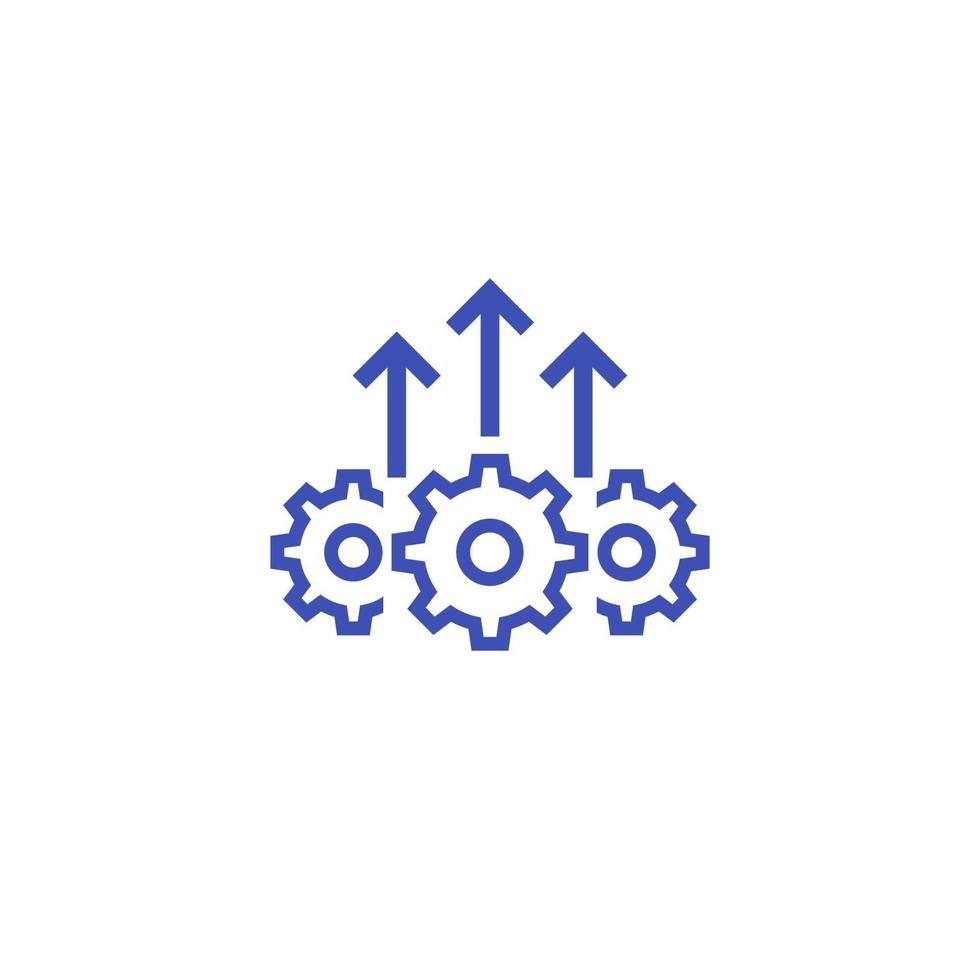 Operational excellence, efficient operation icon.eps vector