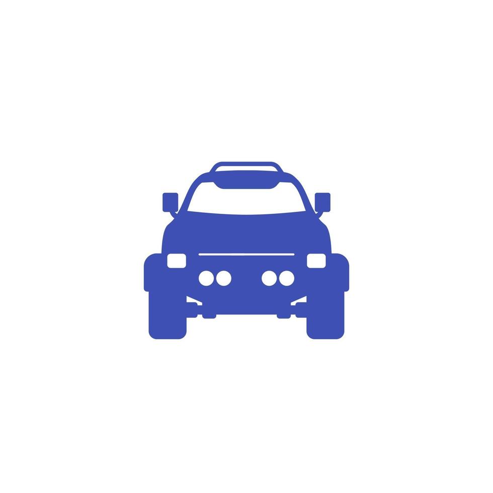 icono de vehículo todoterreno 4x4.eps vector