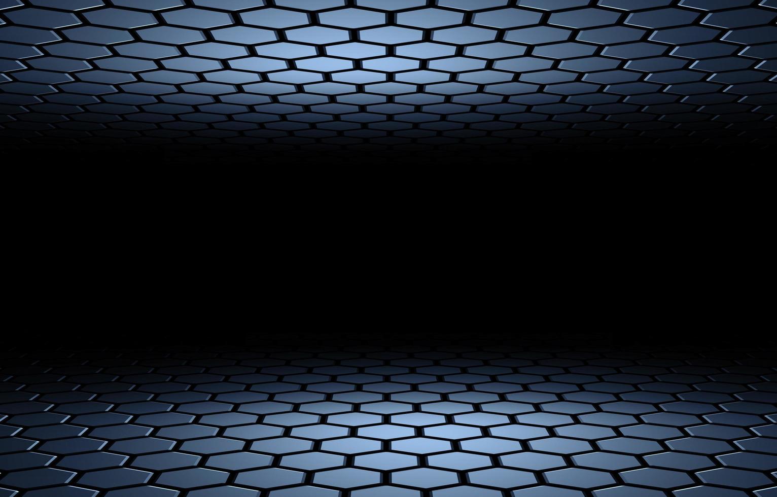 3D illustration of hexagon honeycomb abstract background photo
