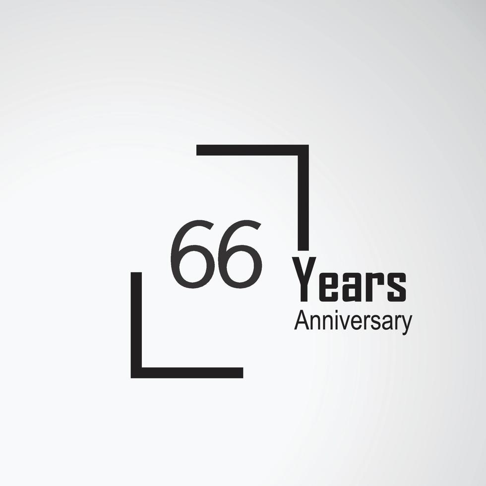 Year Anniversary Vector Template Design Illustration box