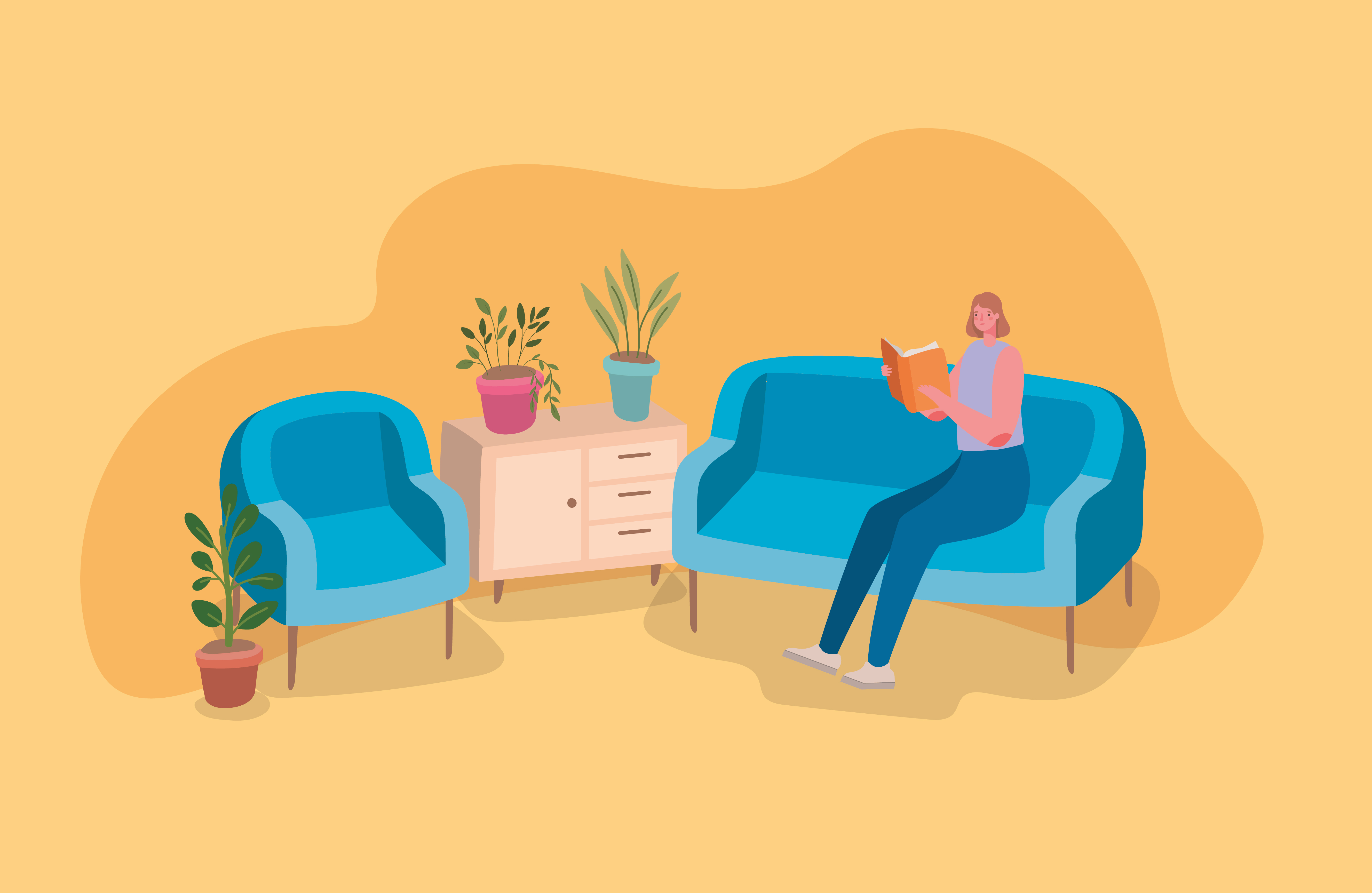 Woman Reading A Book At Home 2098540 Vector Art At Vecteezy woman-reading-a-book-at-home-2098540-vector-art-at-vecteezy