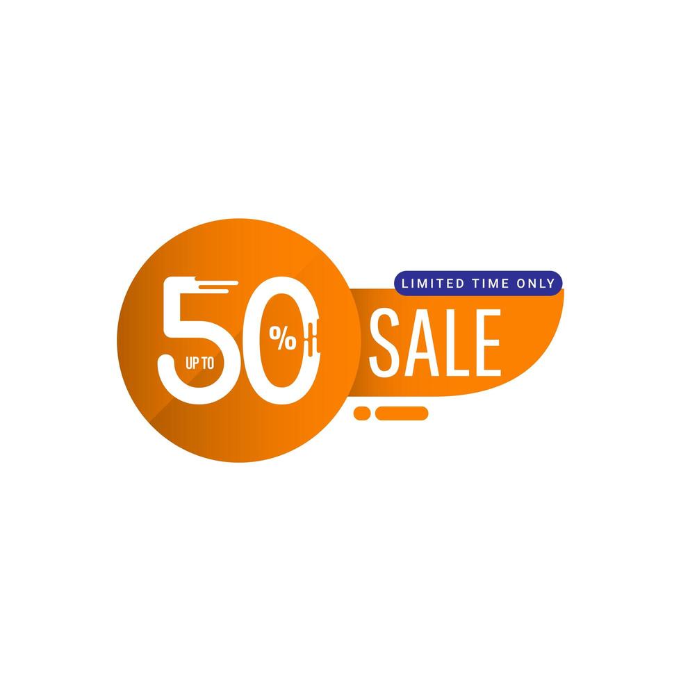 Sale Special Offer up to 50 Limited Time Only Vector Template Design Illustration