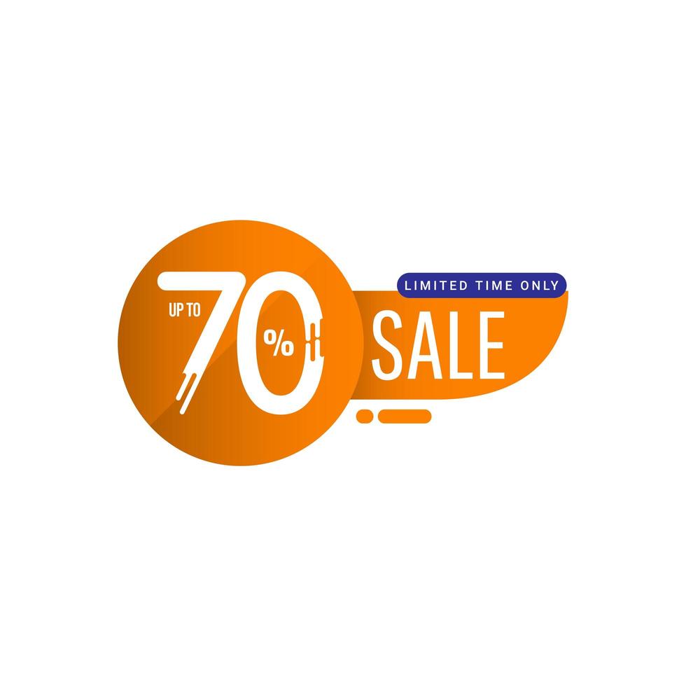 Sale Special Offer up to 70 Limited Time Only Vector Template Design Illustration