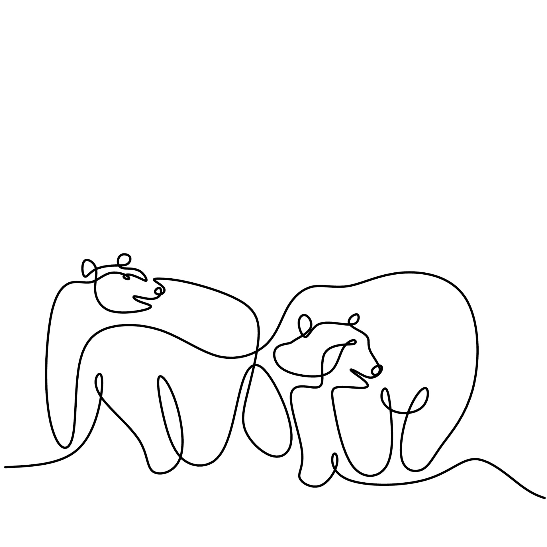 photo Panda Drawing Line Art vecteezy