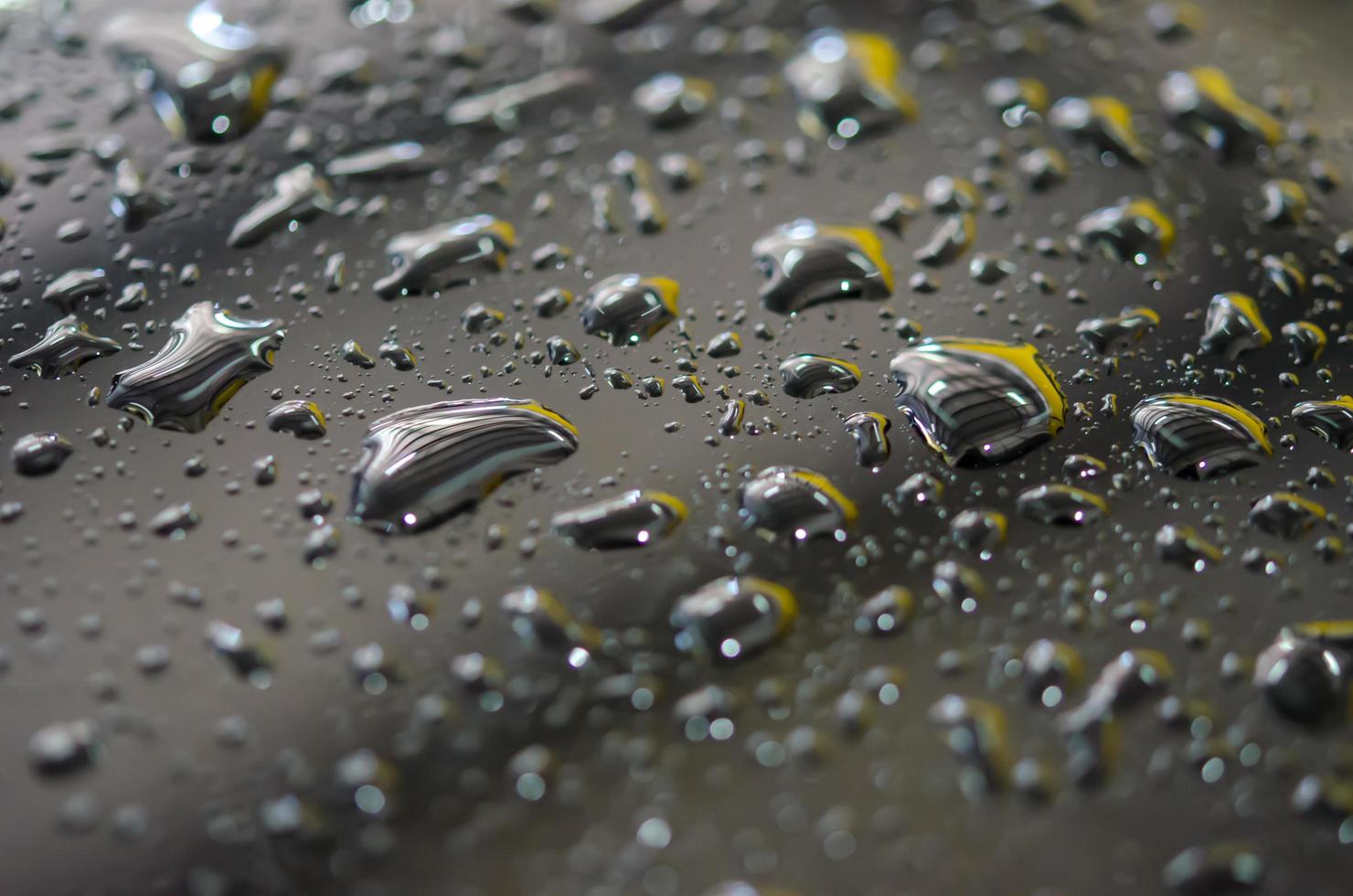 primer plano de textura de gota de agua foto