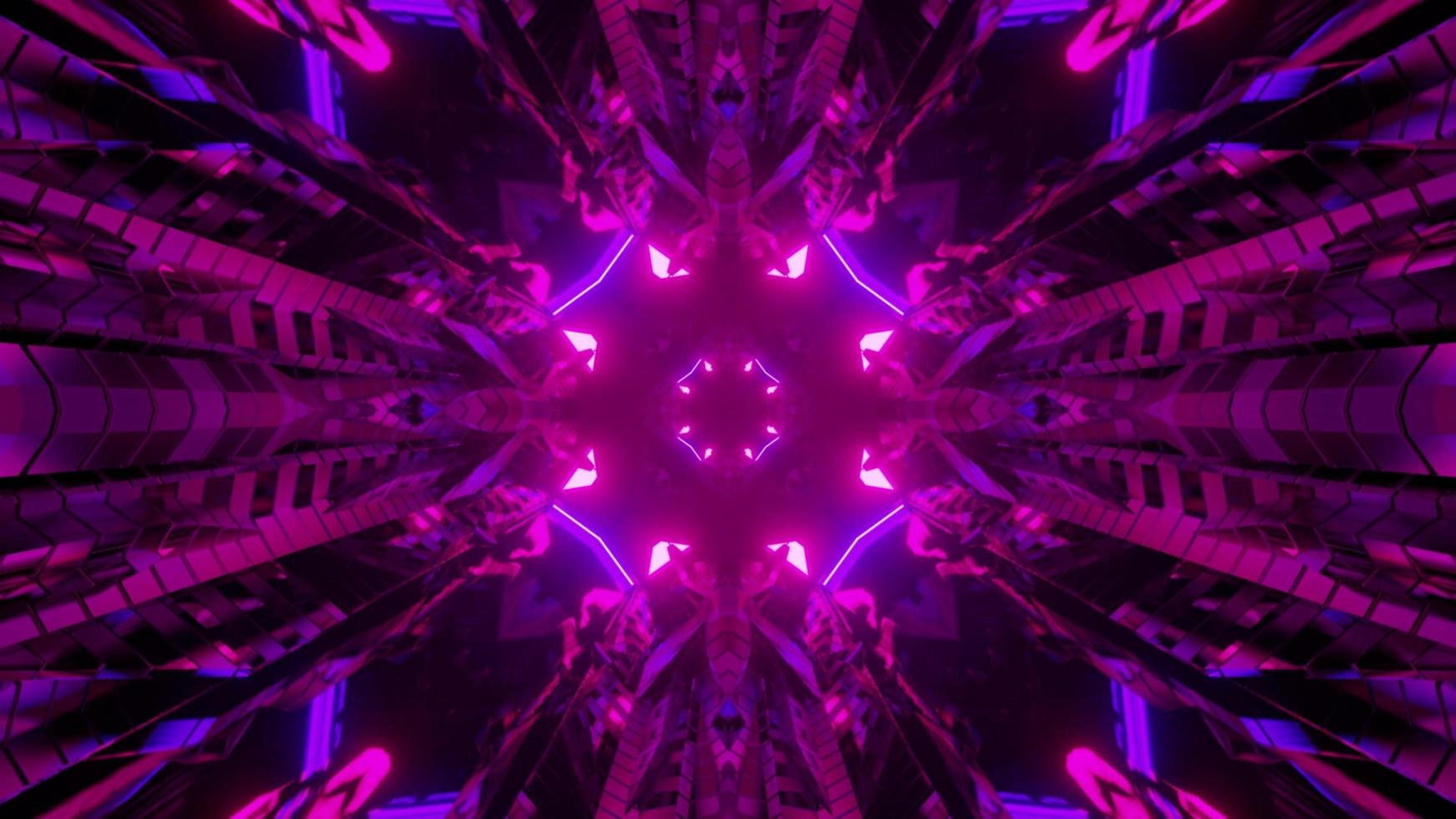 Abstract futuristic technology background 3d illustration photo