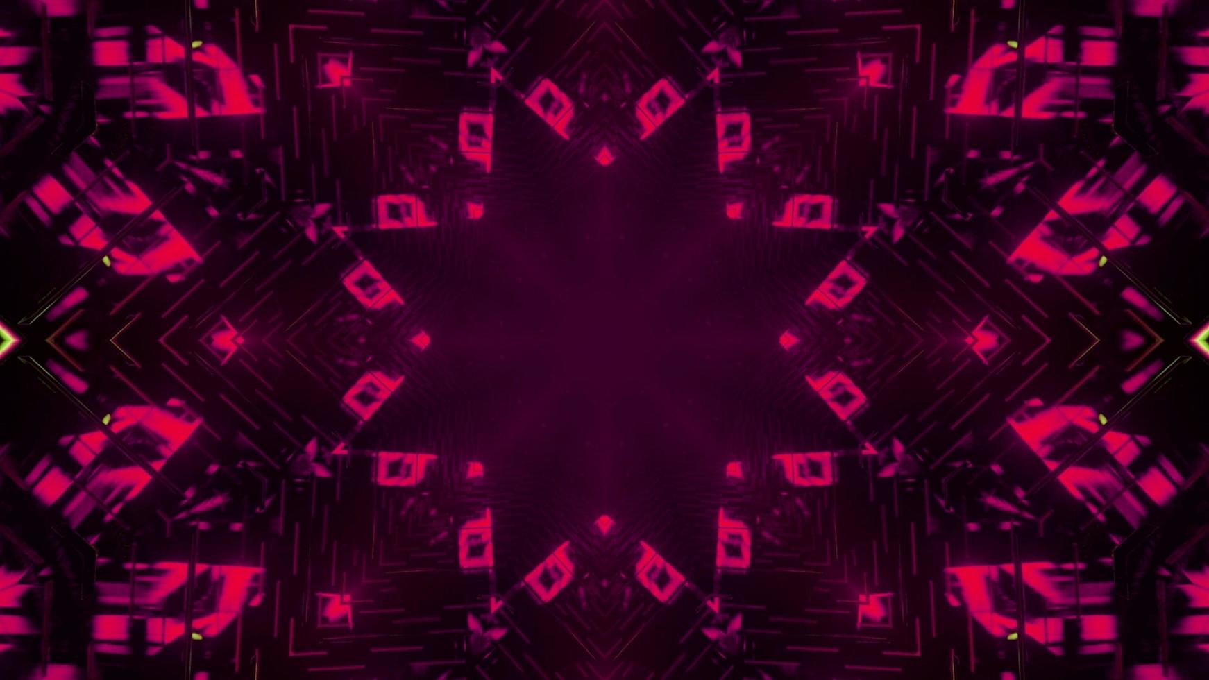 Ornamental geometric pattern in 3D illustration photo