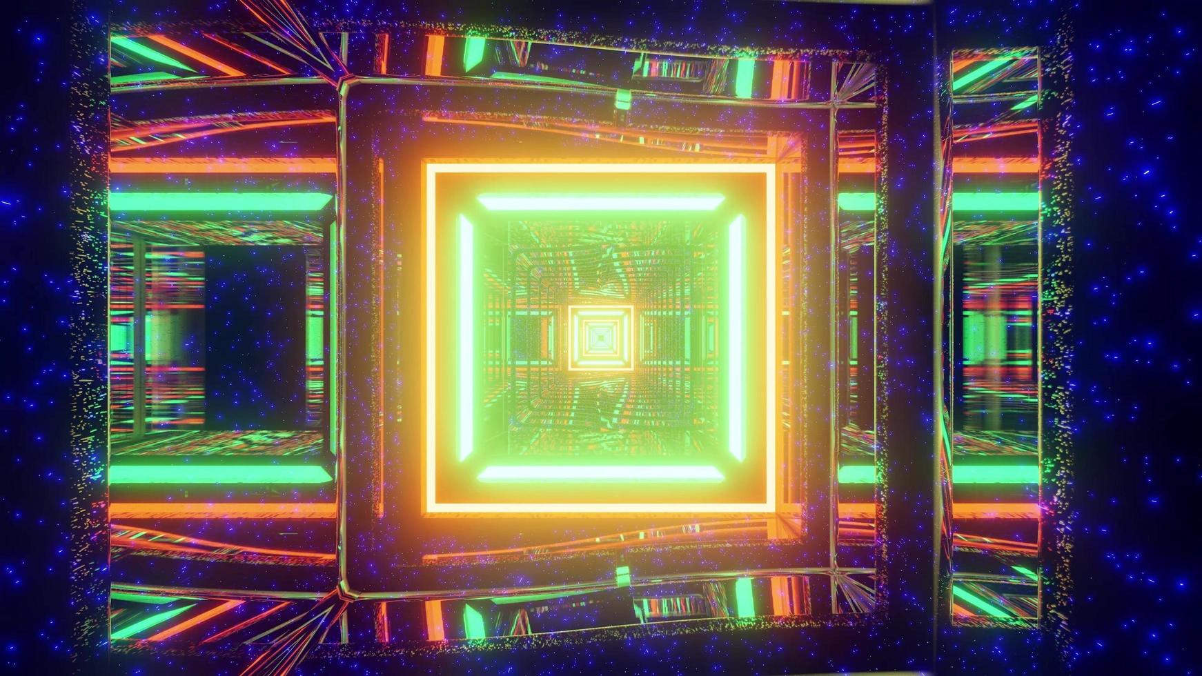 Abstract chaotic geometric pattern in 3D illustration photo