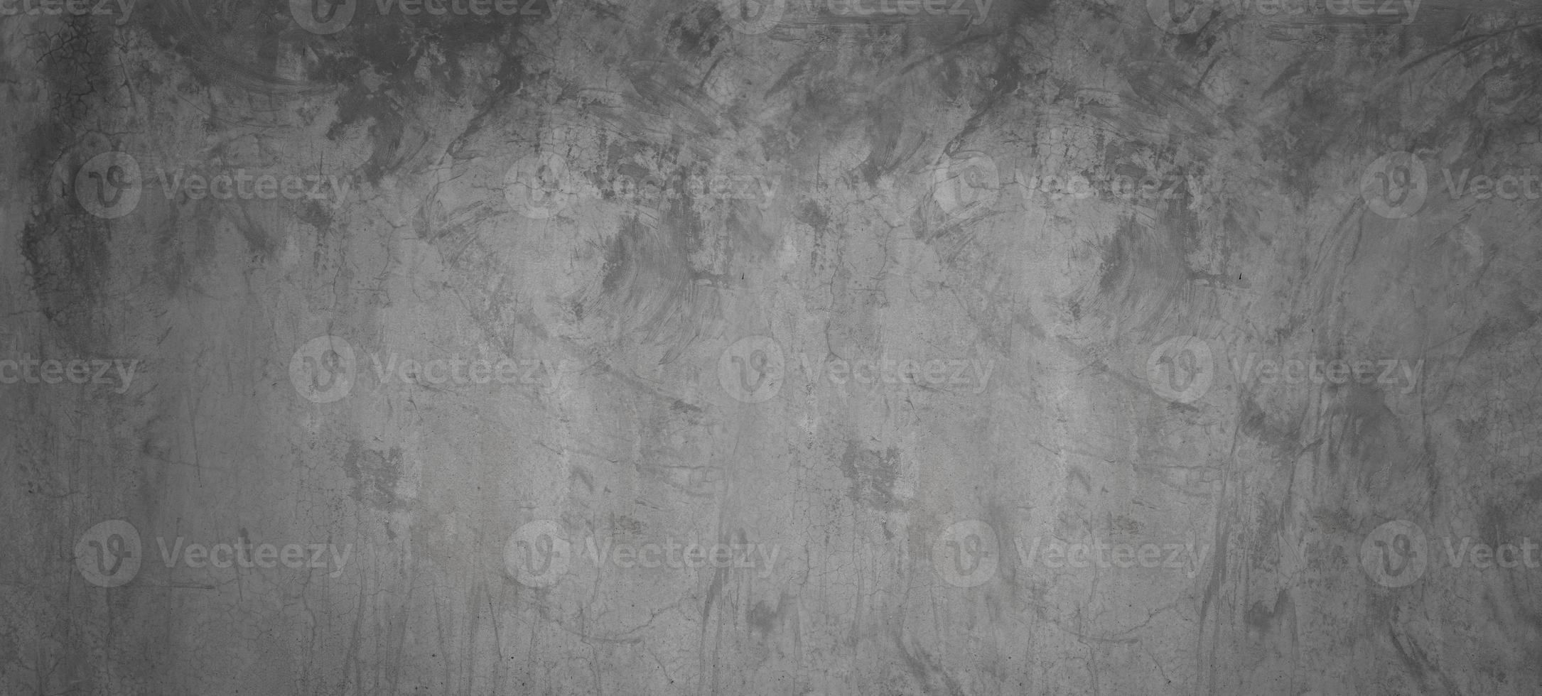 cemento gris y negro o muro de hormigón para el fondo o la textura foto