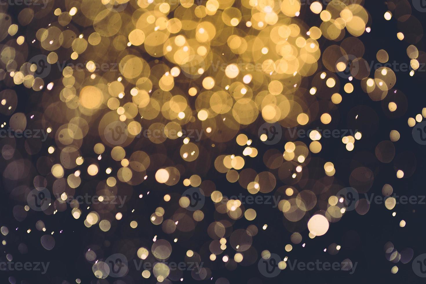 Golden bokeh abstract for background photo