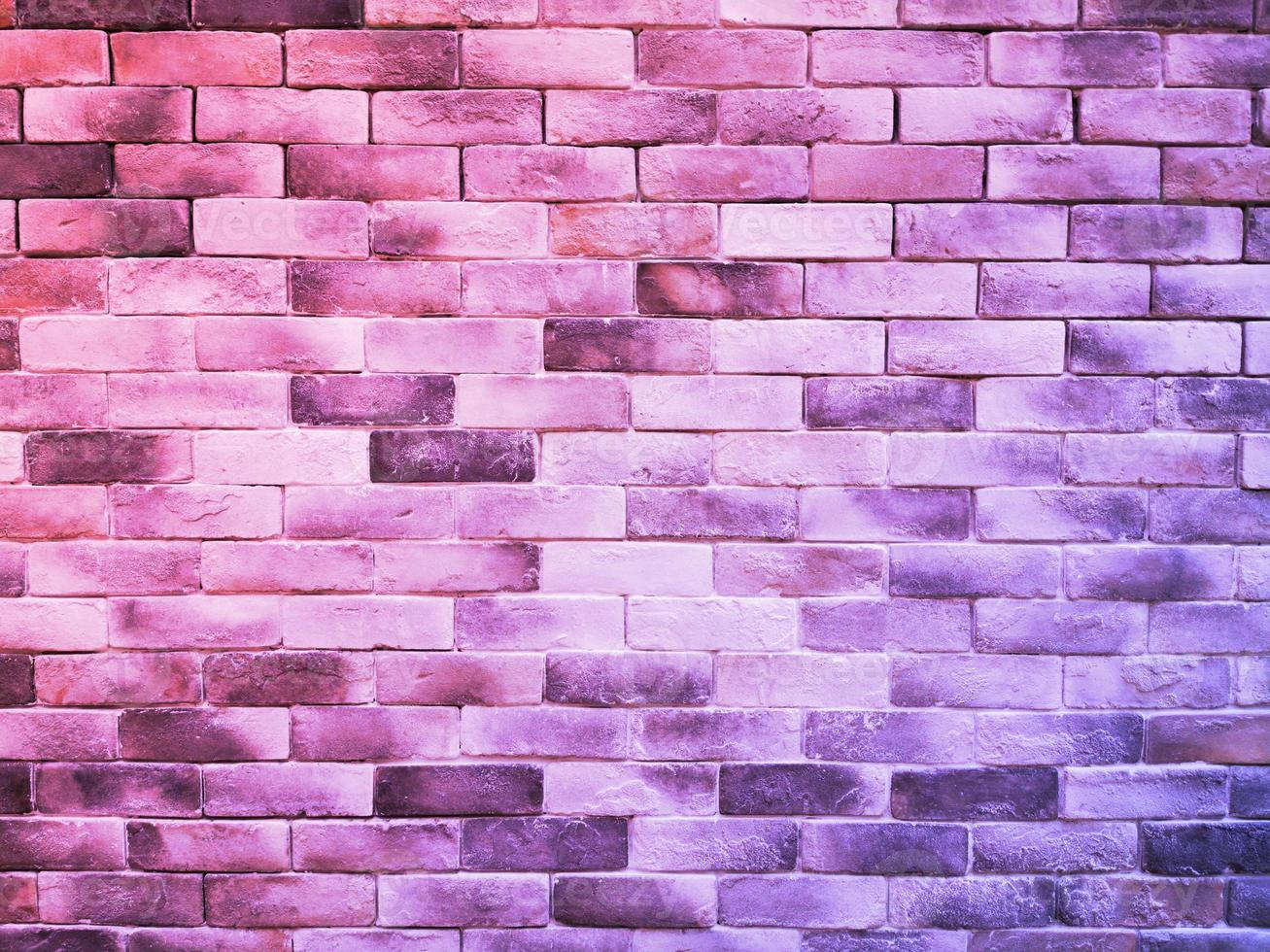 Colorful brick wall for background or texture photo