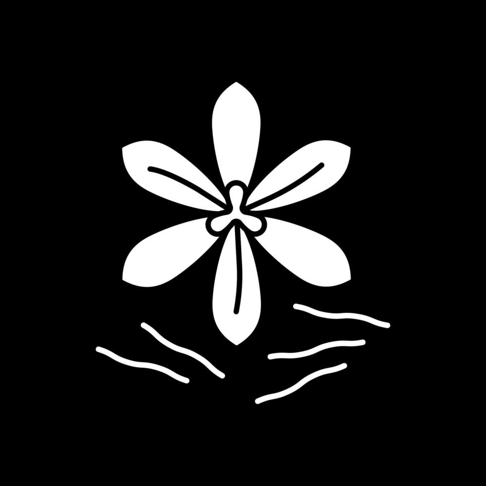 Anise dark mode glyph icon vector