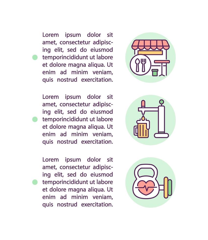 Eligible businesses concept icon with text vector