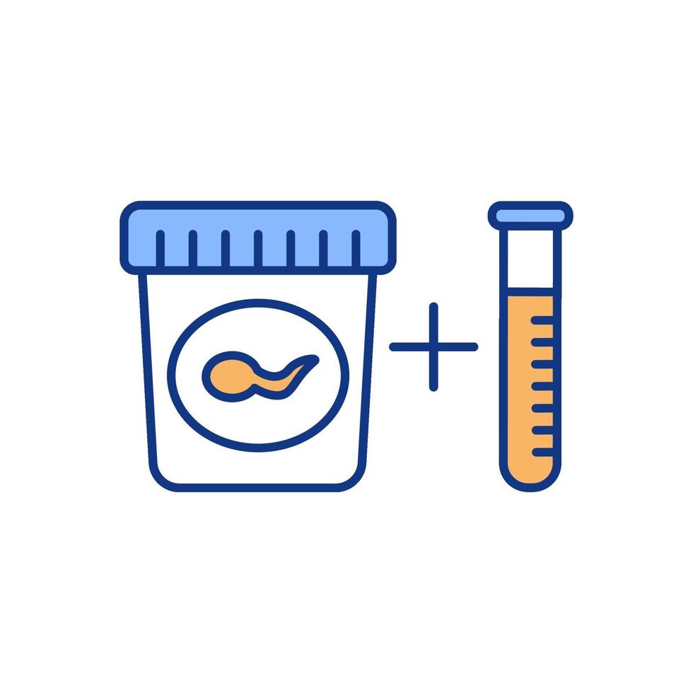 Biological specimens color icon vector