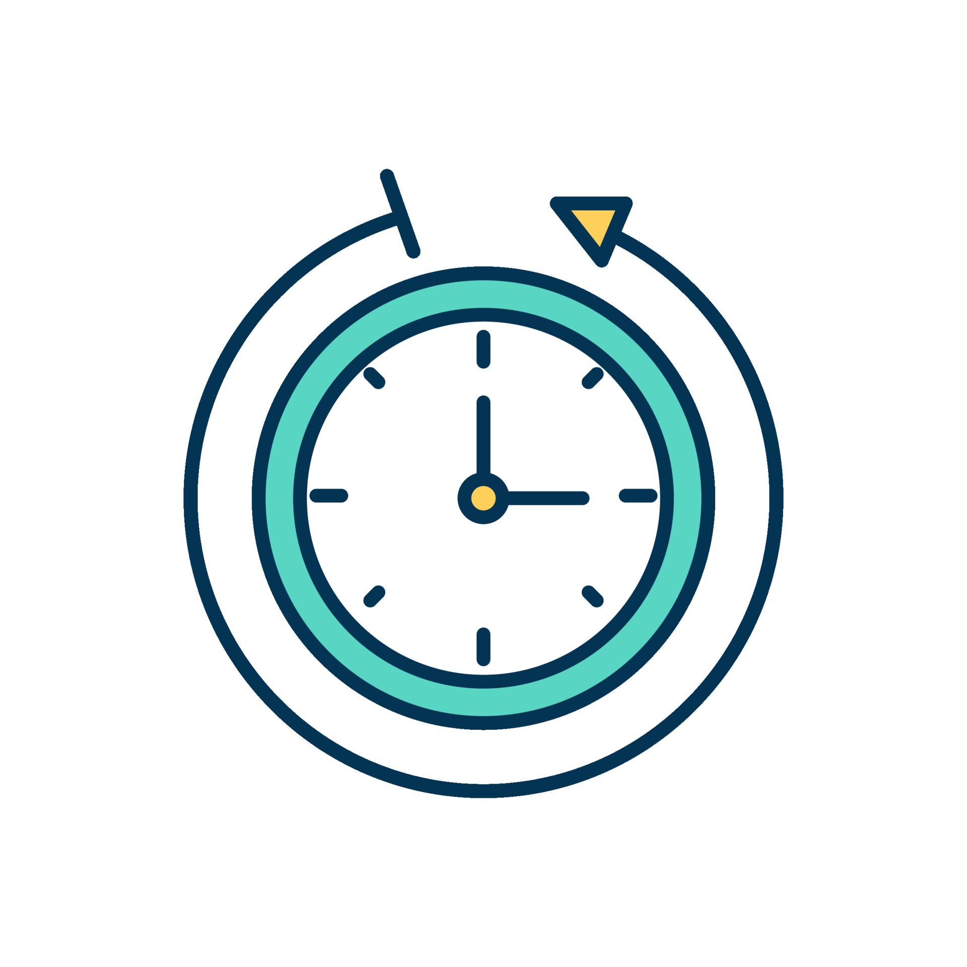 Time tracking color icon 2103877 Vector Art at Vecteezy
