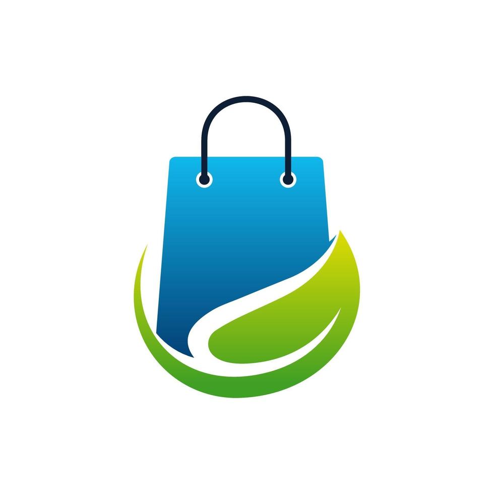 Green Shop icon vector