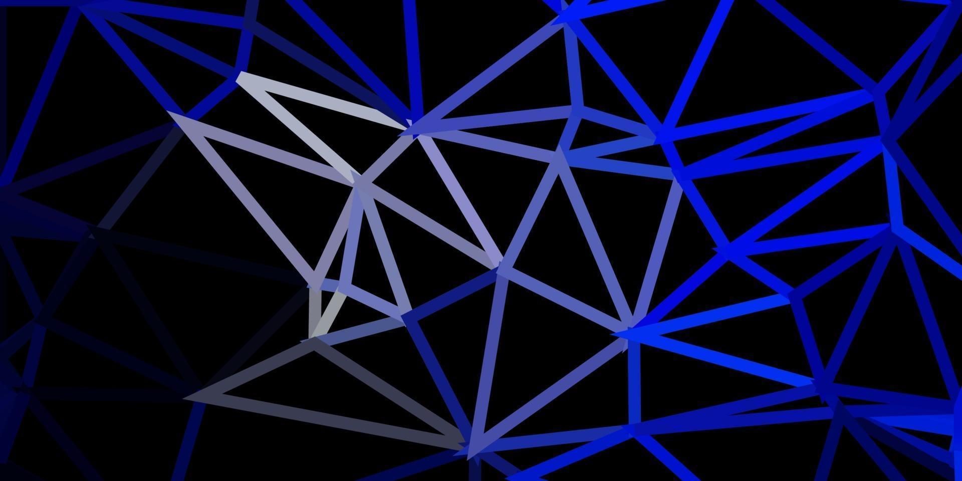 Dark blue vector geometric polygonal design.