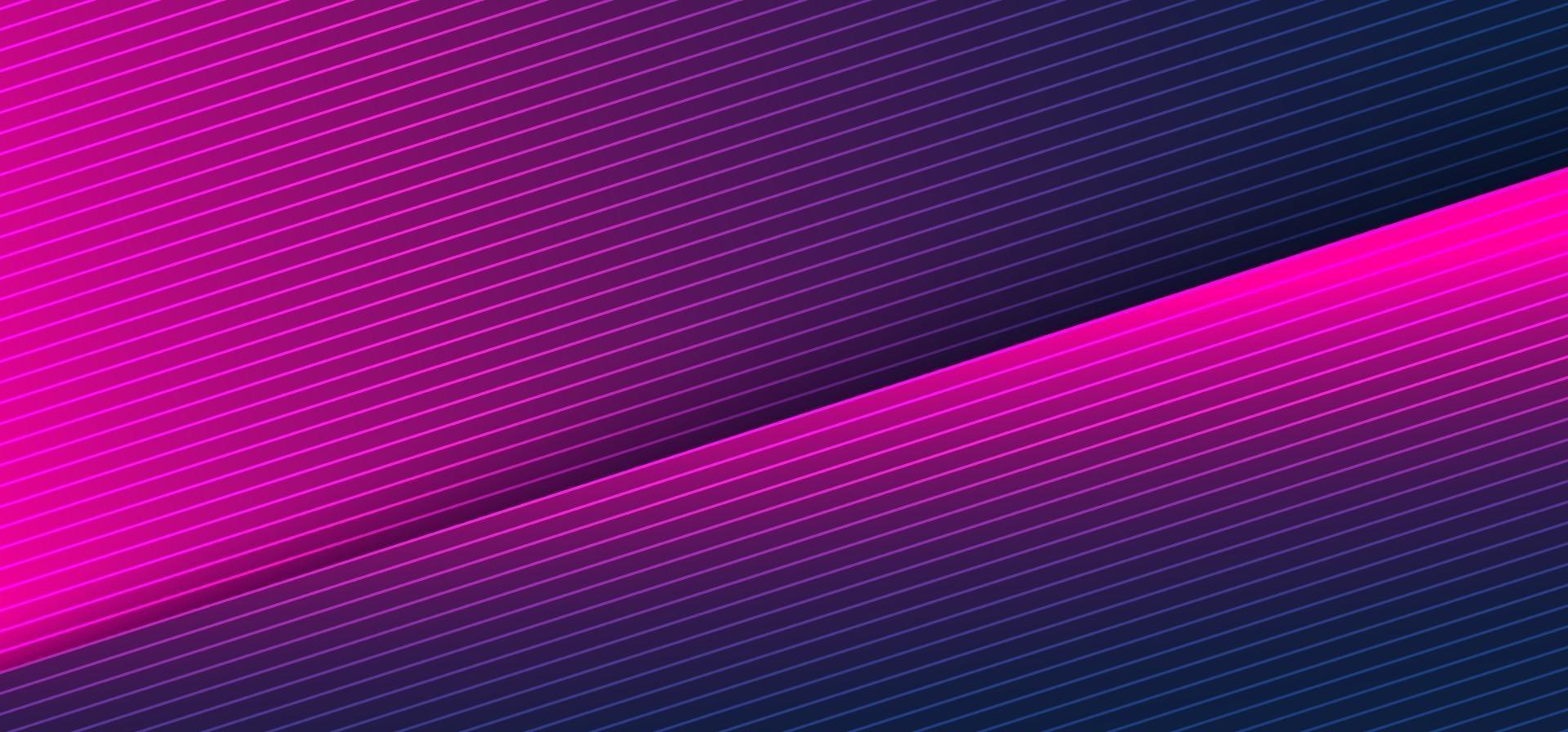 Abstract creative modern background blue and pink gradient color geometric triangle paper cut layer with shadow vector