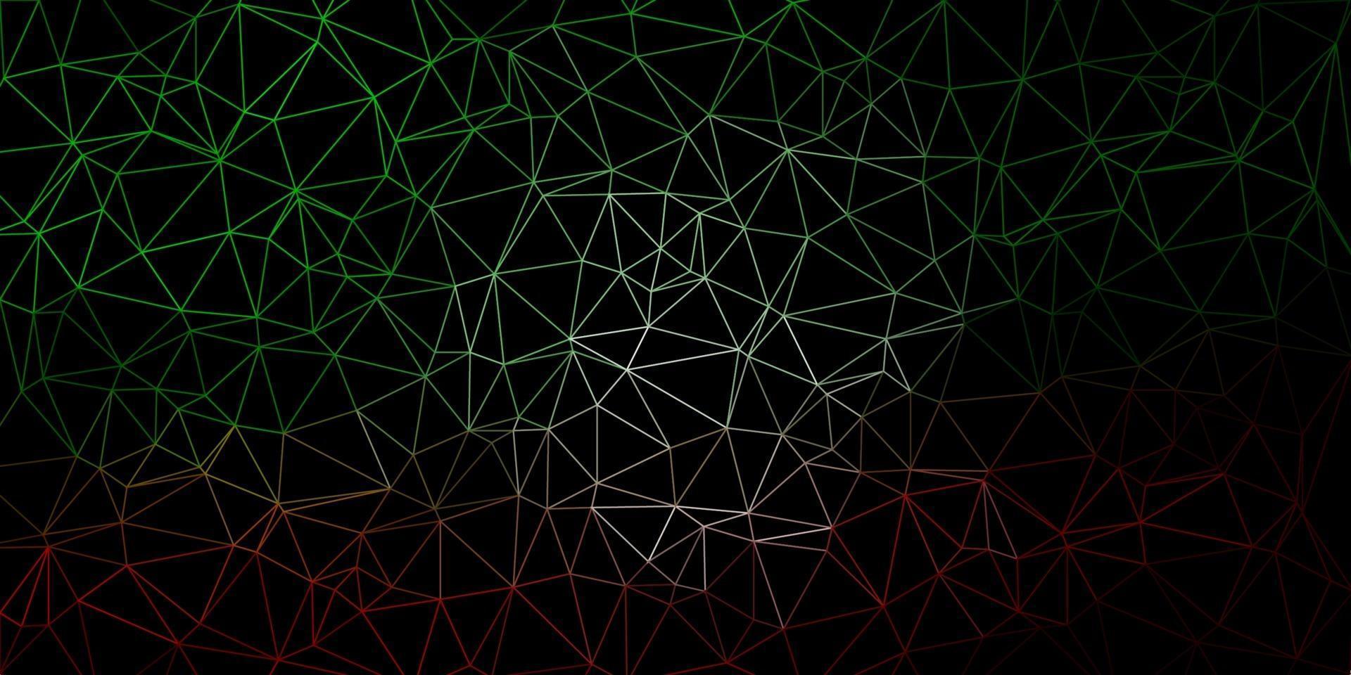 Light green, red vector gradient polygon layout.