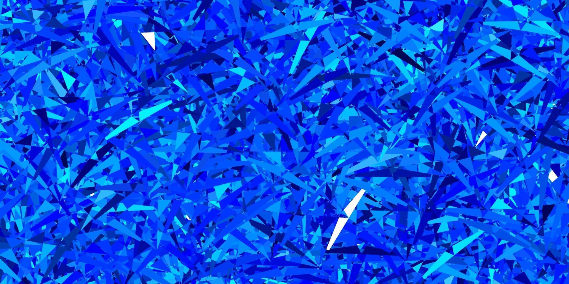 Light blue vector background with polygonal forms.