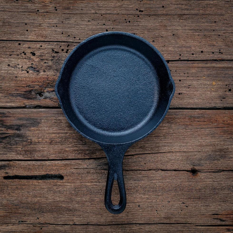 Top view of a skillet photo