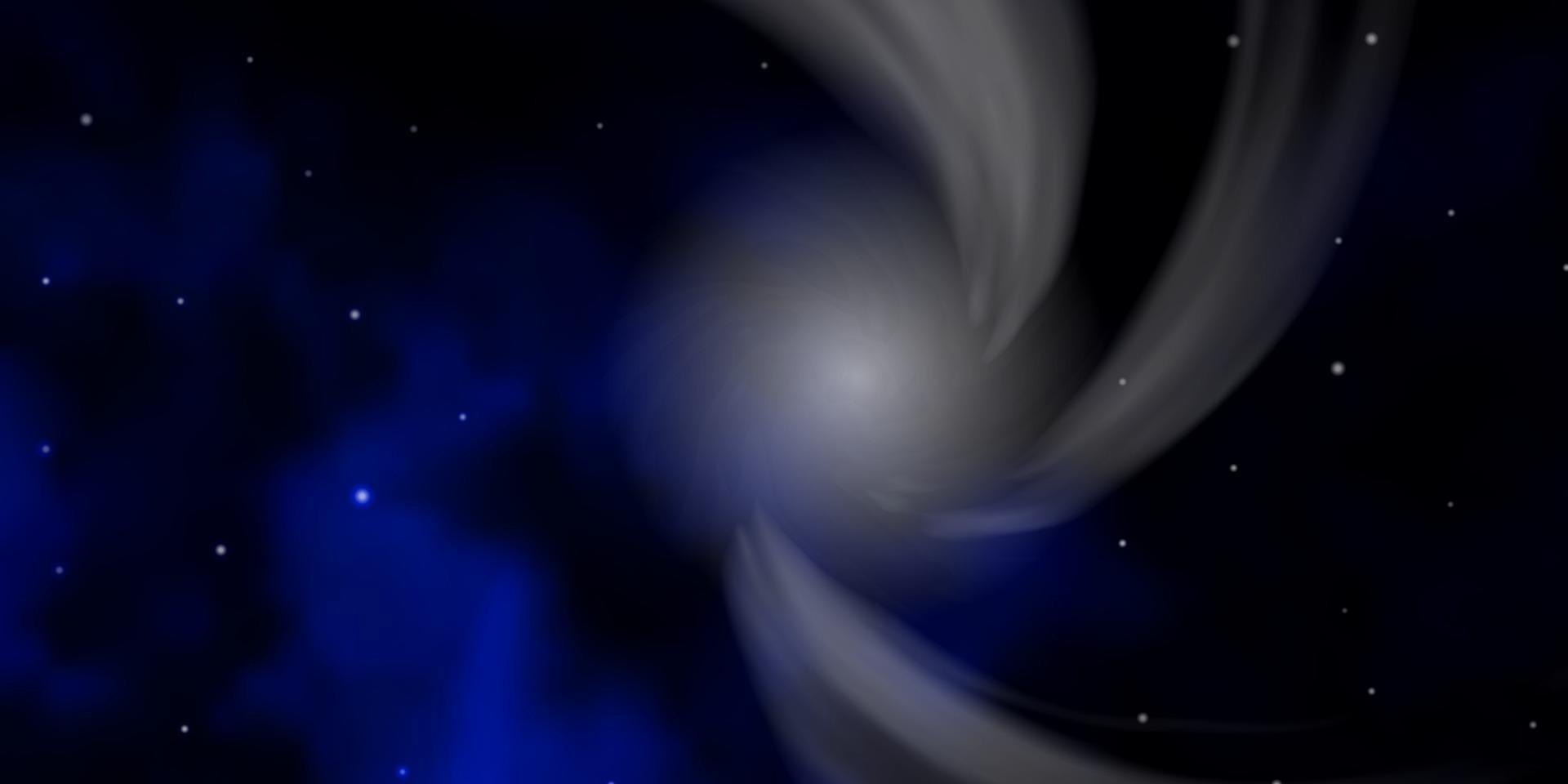 Dark BLUE vector layout with bright stars.