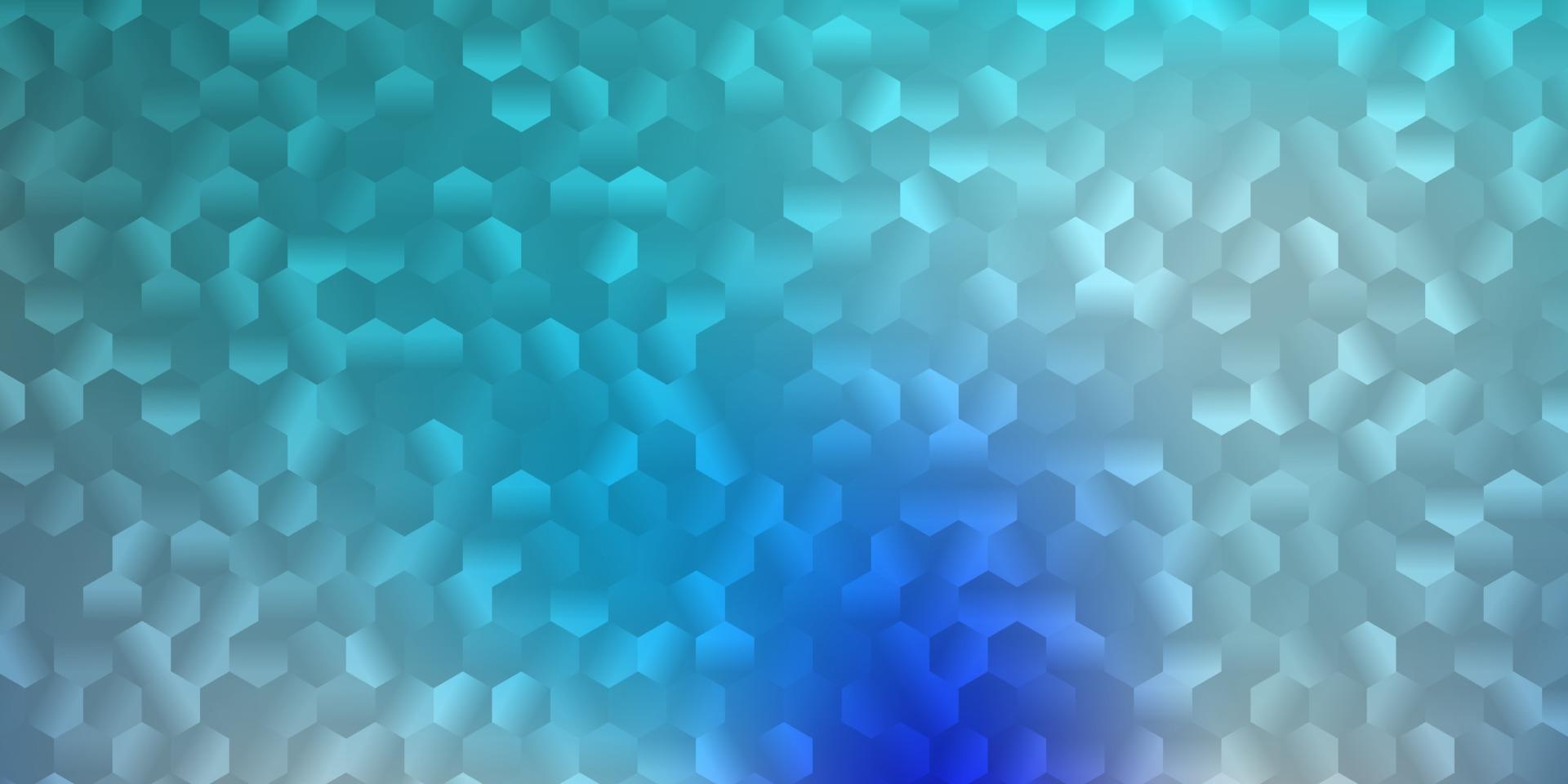 Light blue vector pattern with hexagons.