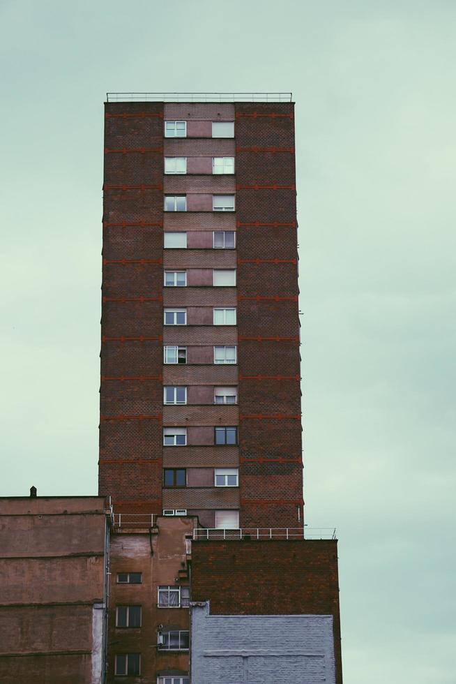 Building architecture in Bilbao city, Spain photo