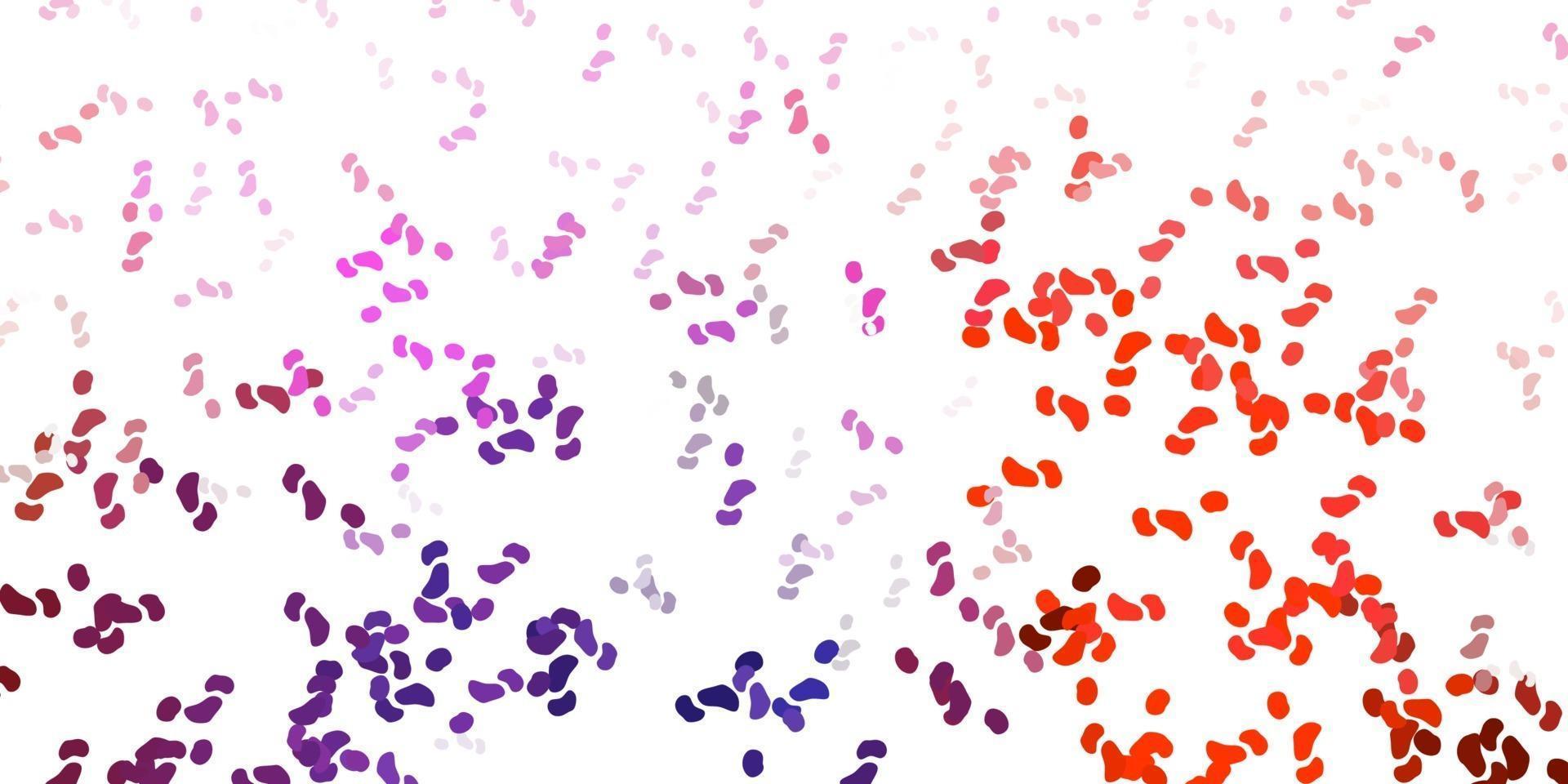 Light pink, red vector template with abstract forms.