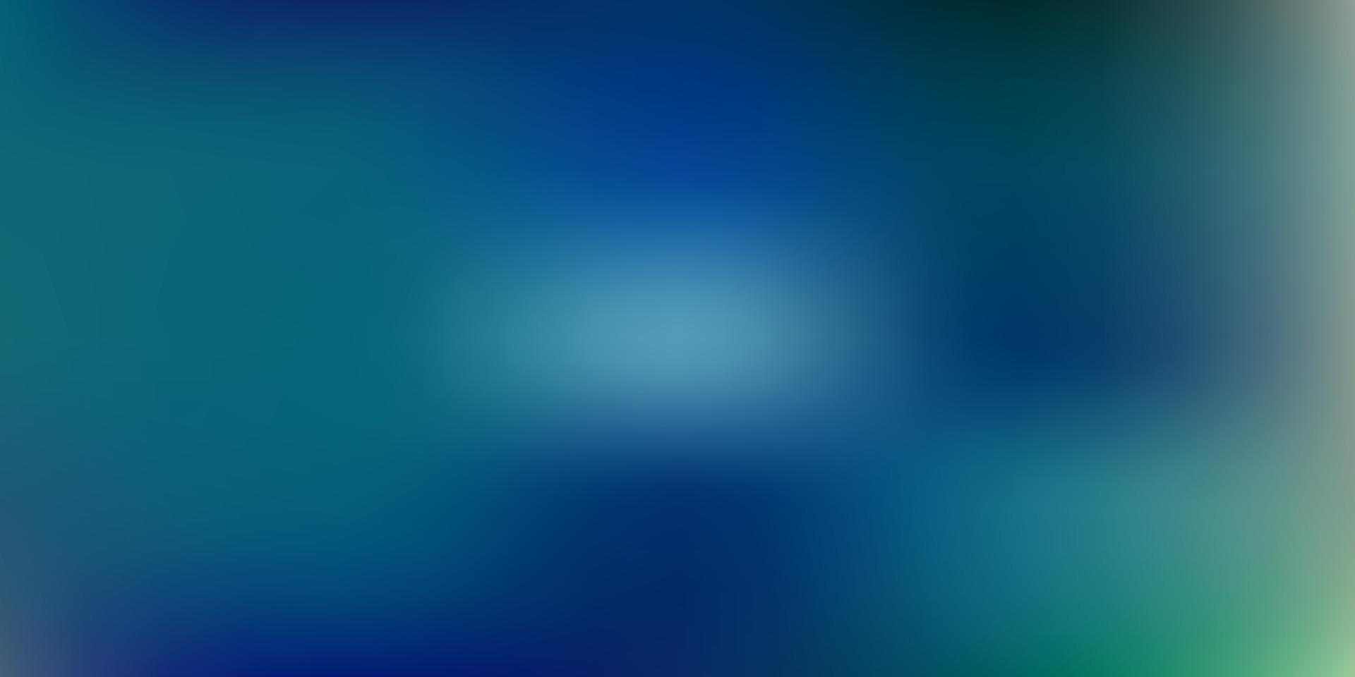 Light blue, green vector abstract blur backdrop.