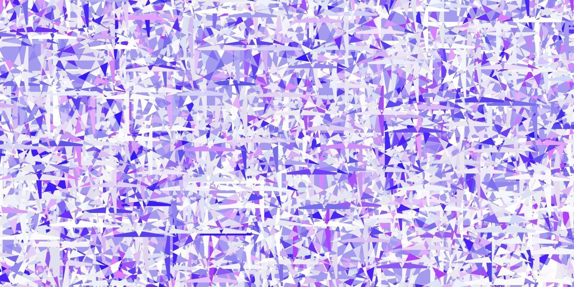 patrón de vector púrpura claro con estilo poligonal.