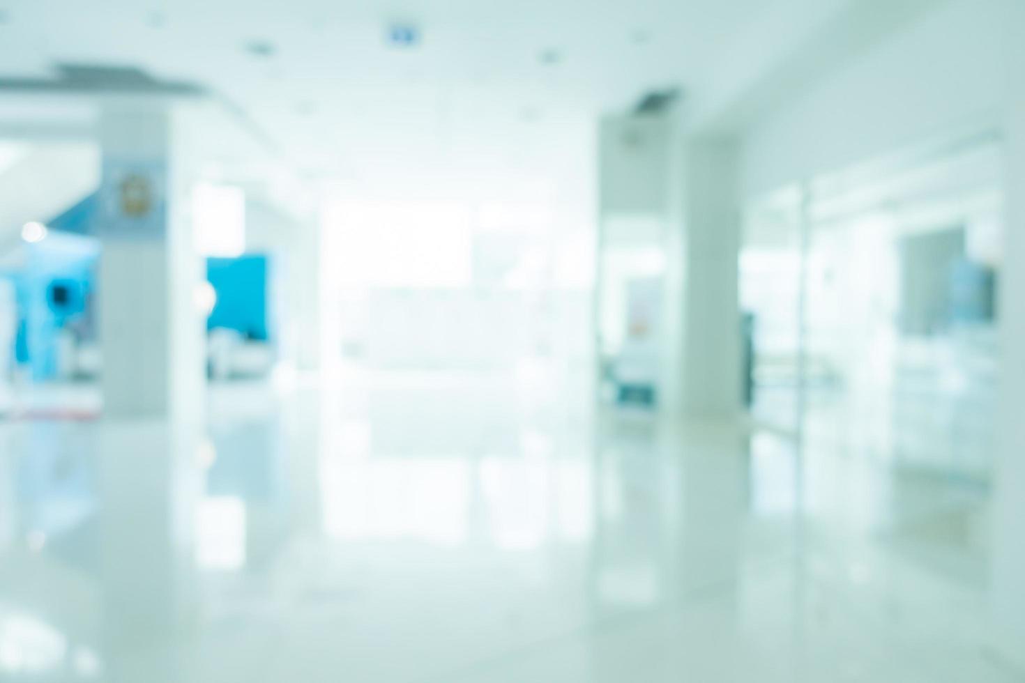 Abstract defocused hospital and clinic interior photo