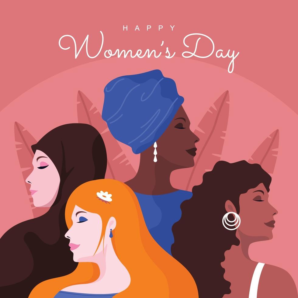 Happy Women's Day Design vector