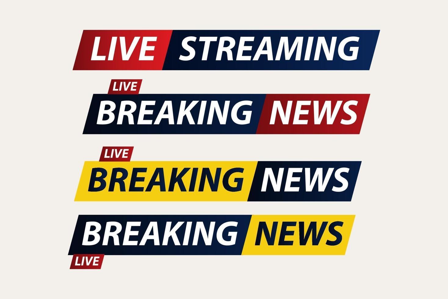 Breaking News Live Corona Virus Covid-19 Vector Template Design Illustration