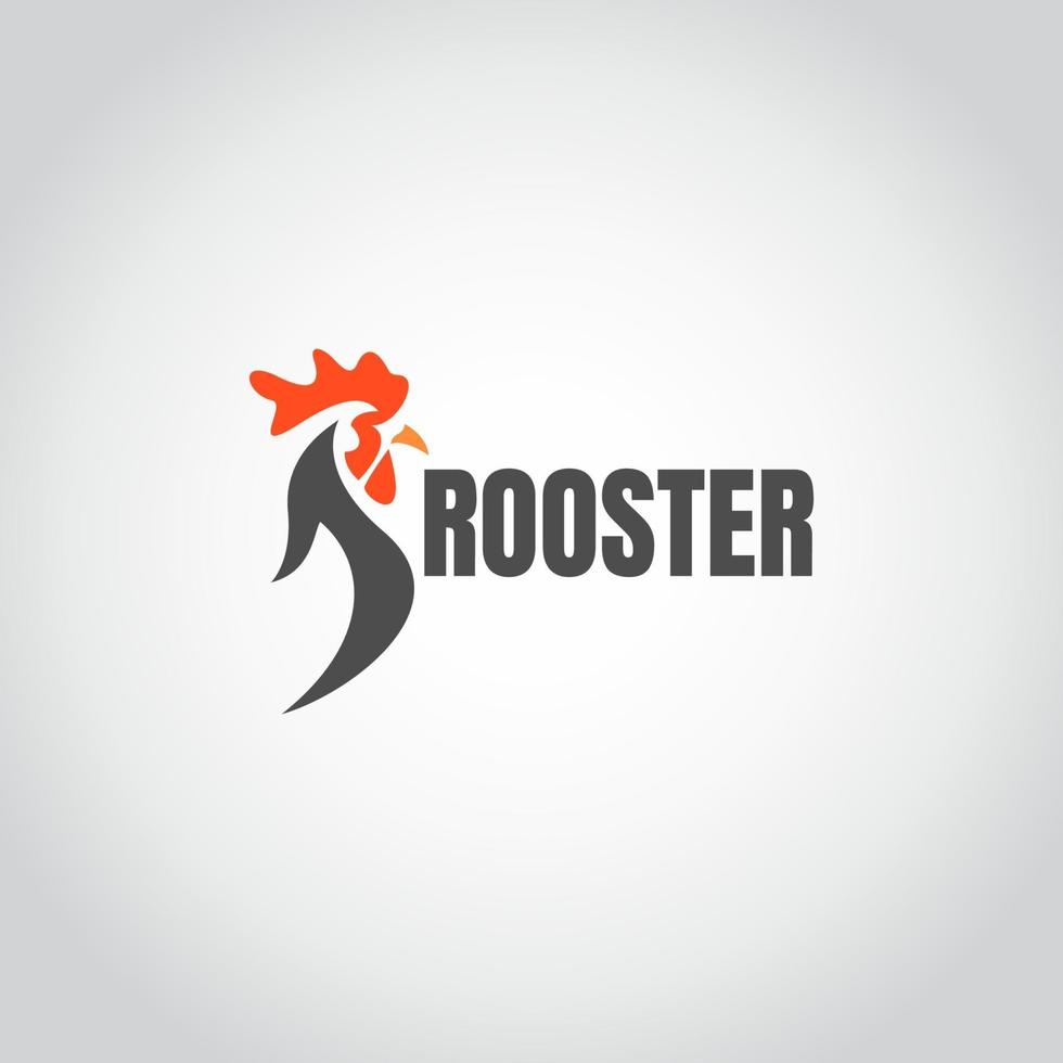 Rooster Logo Icon Vector Template Design Illustration