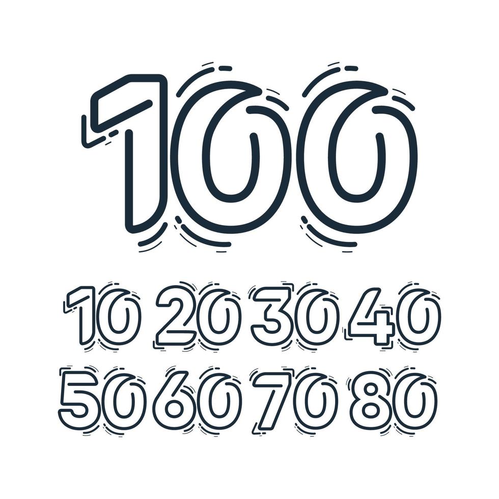 100 Years Anniversary Celebration Vector Template Design Illustration