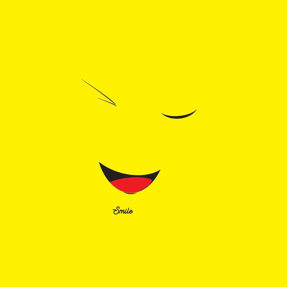 Smile icon Logo Vector Template Design - Vector