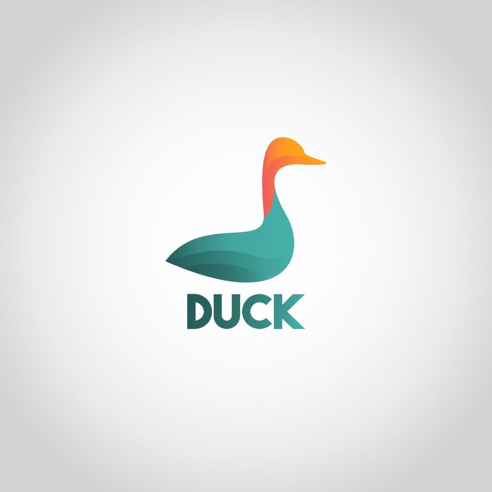 Duck Logo Icon Vector Template Design Illustration
