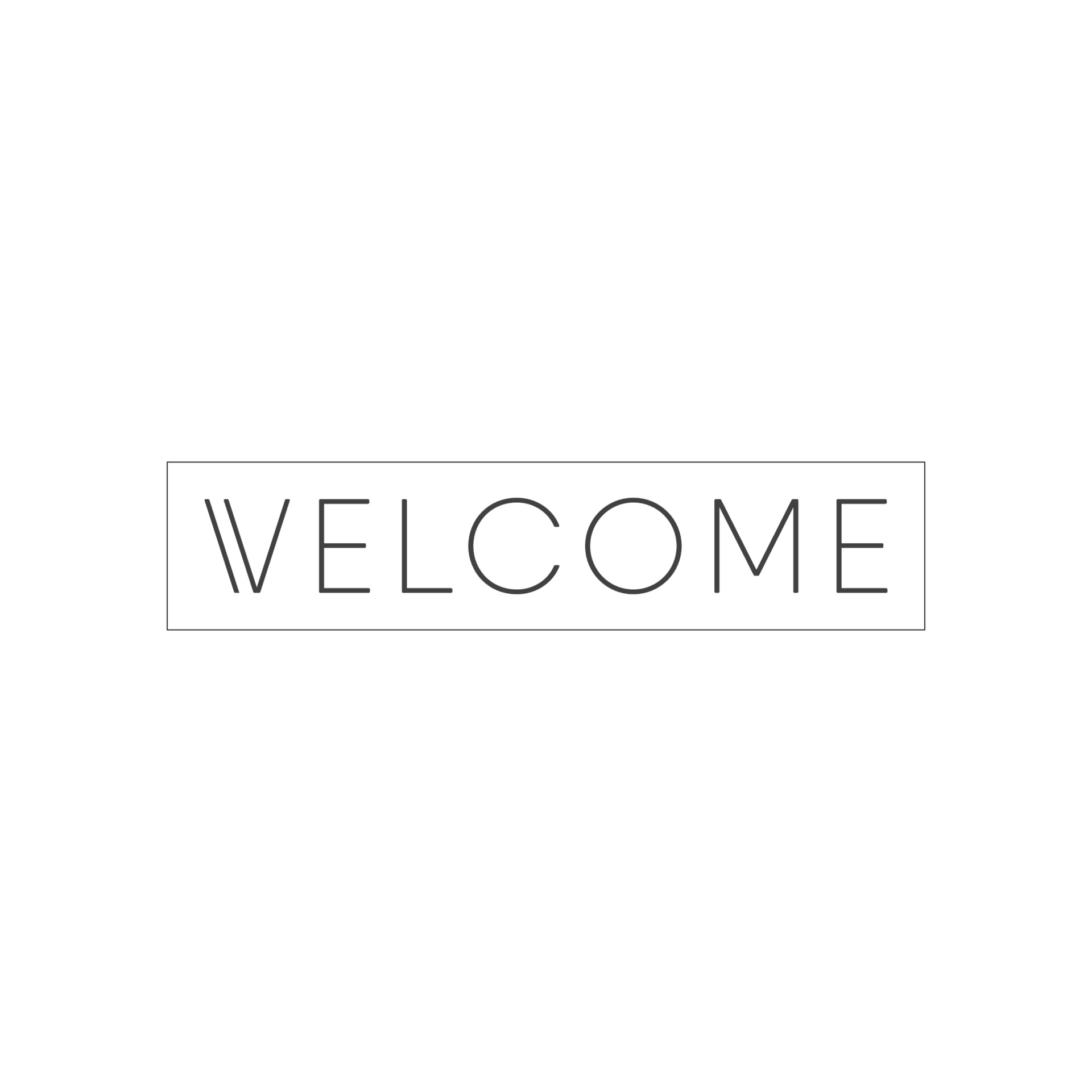 Welcome Text Logo Icon Vector Template Design Illustration 2107736 ...