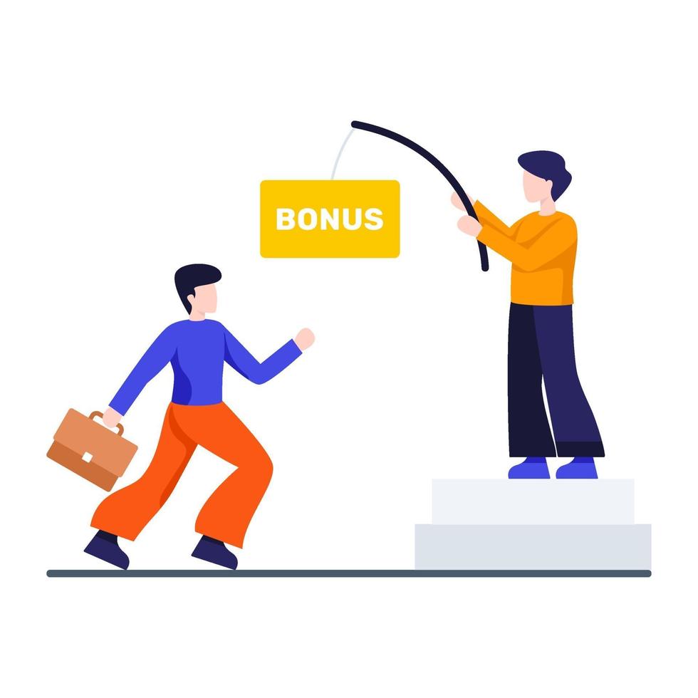 Bonuses for Employees Concept vector